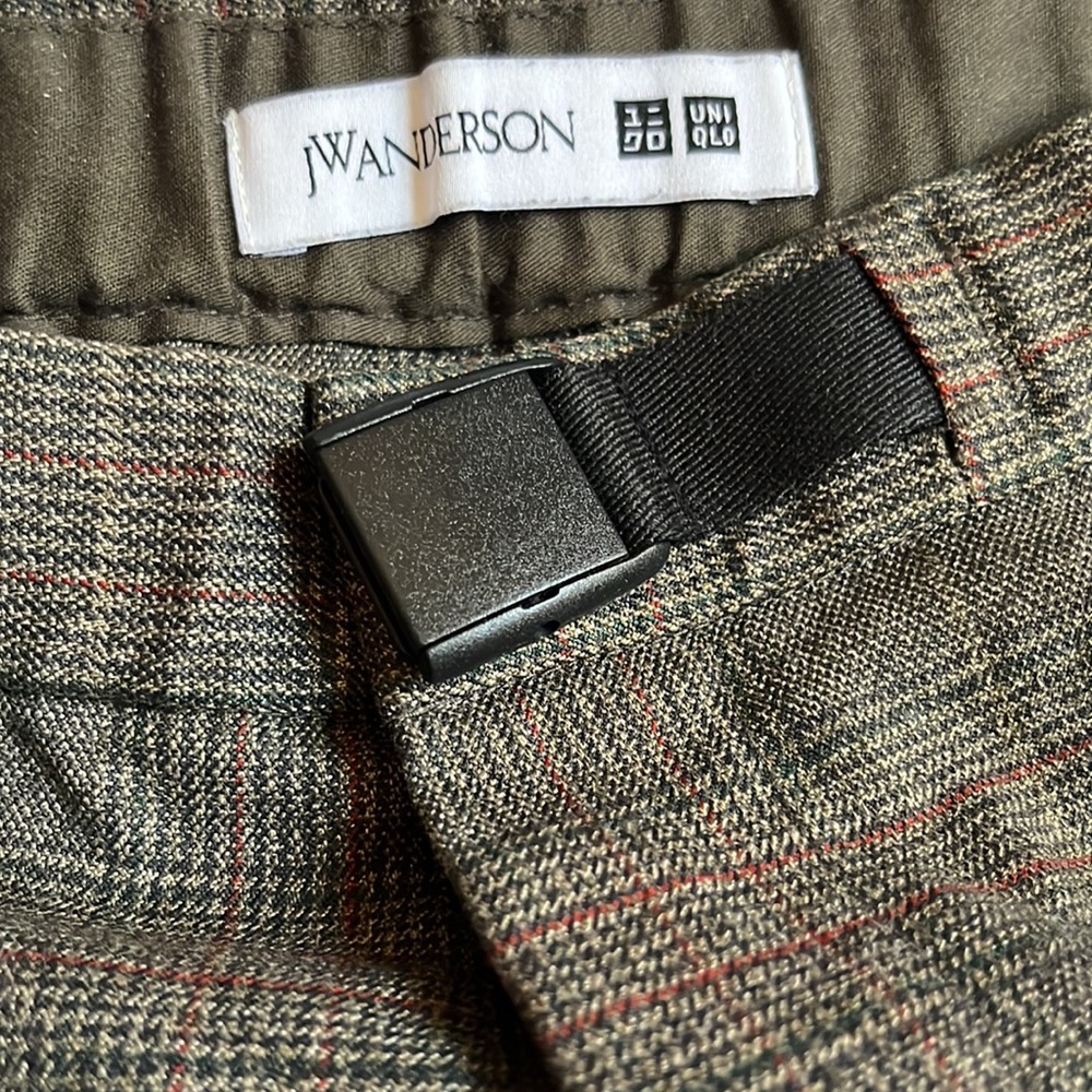 JW Anderson Uniqlo tapered plaid pants